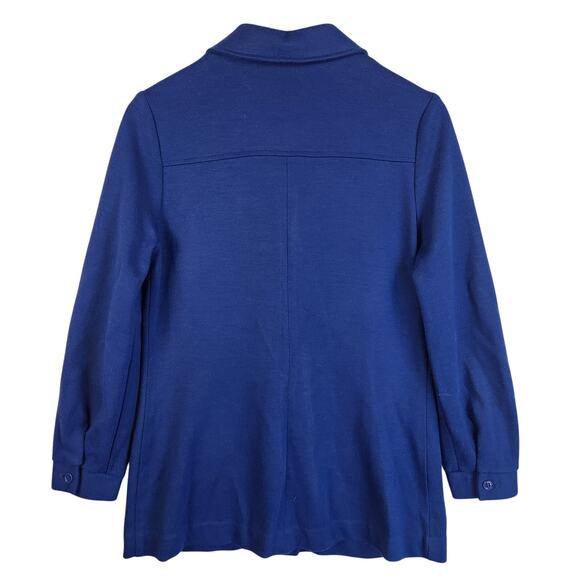 Vintage Russ Merino Wool Caridgan with Patch Pockets Pointed Collar Woman’s SZ L - Picture 3 of 13